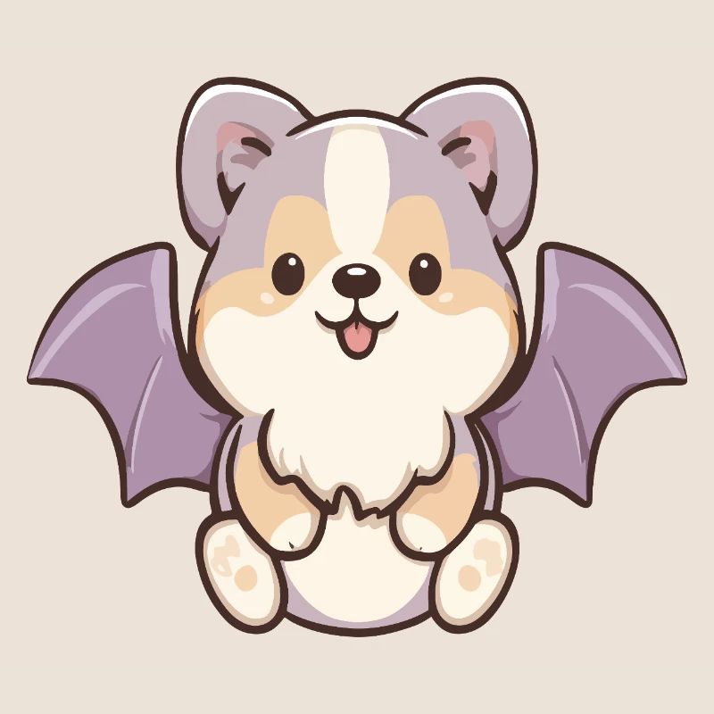 Chibi Bat Pup Peluche