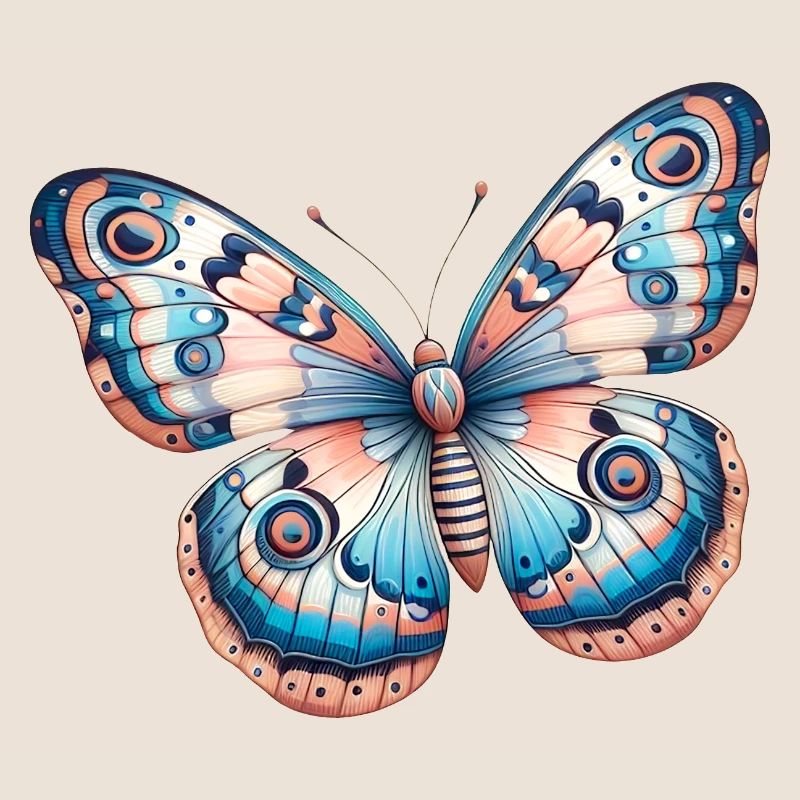 Papillon, fleur - Légèreté Envolée