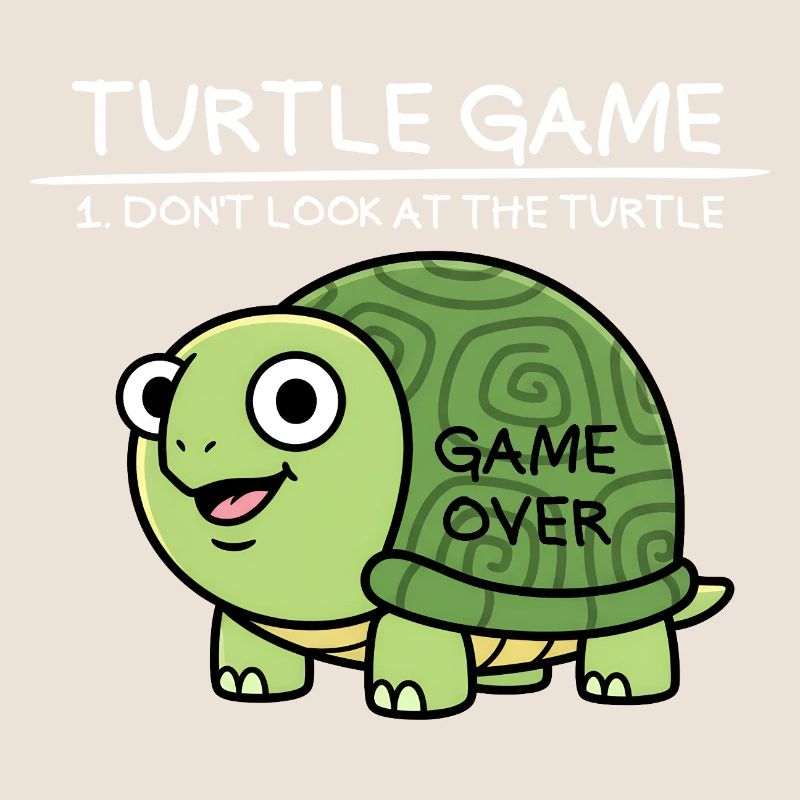 Turtle Game Don't Look at the Turtle