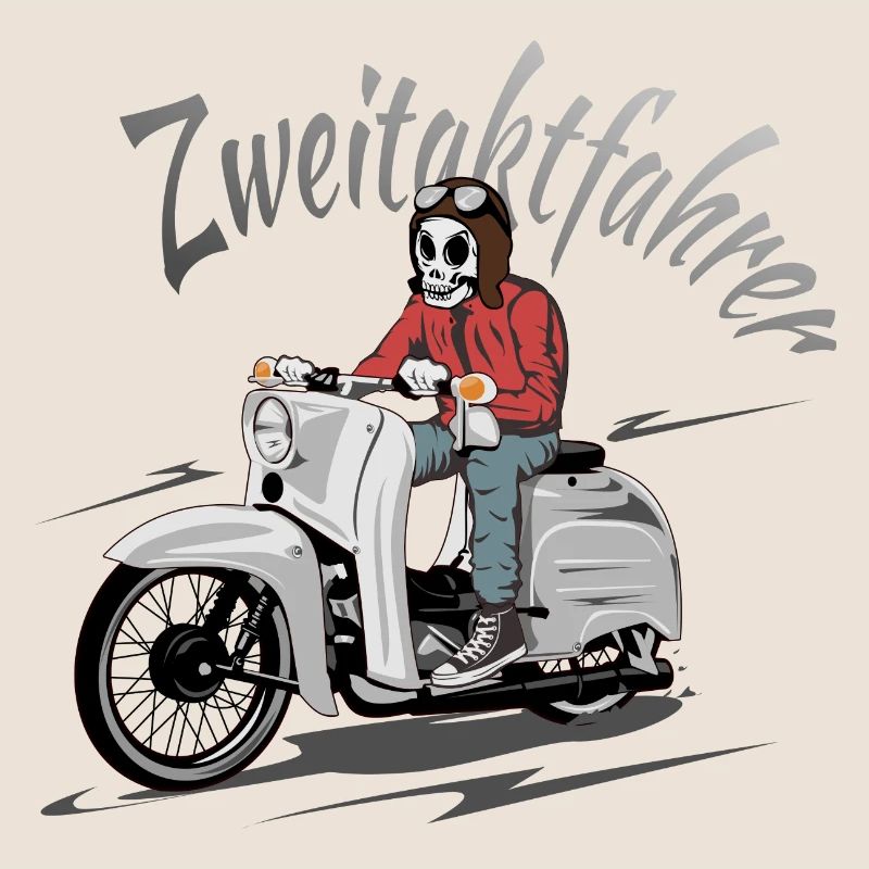 Simson Schwalbe Zweitaktfahrer
