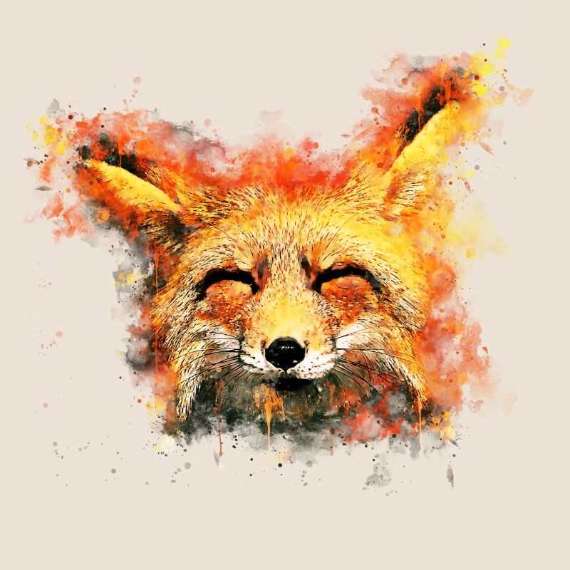 gxp fox fox week-end splatter aquarelle