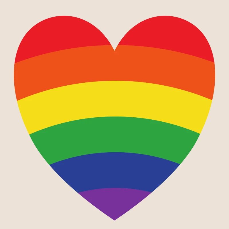 Rainbow heart | LGBT | gift idea