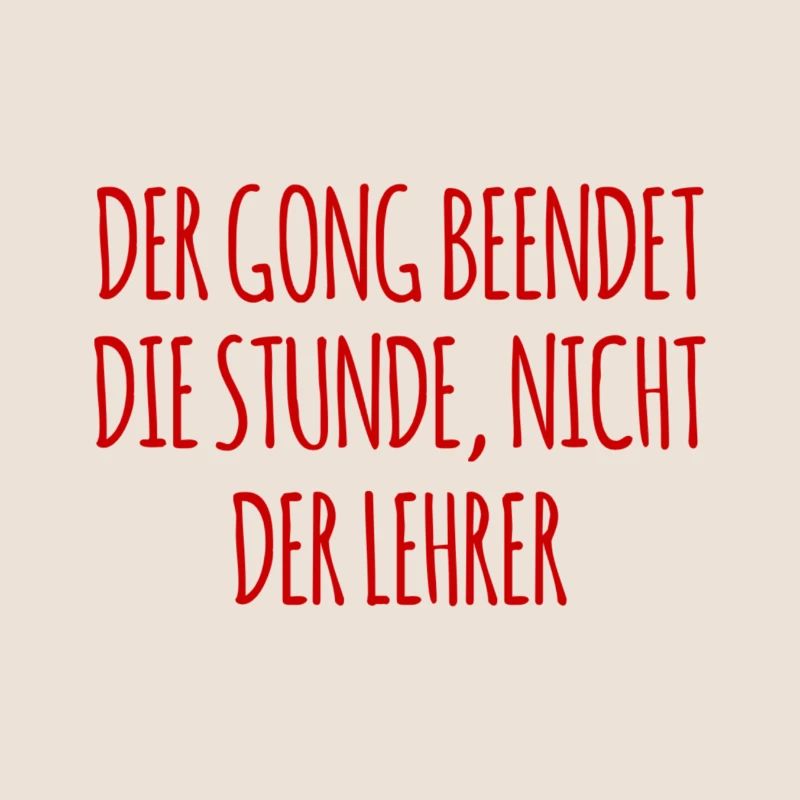 Lehrer vs Schulklingel