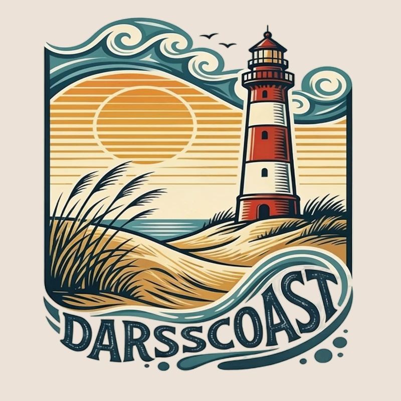 DarsCoast Lighthouse Coastal Wave