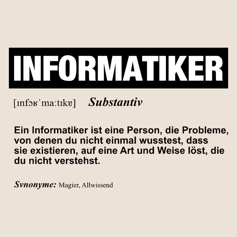 Informatiker Definition
