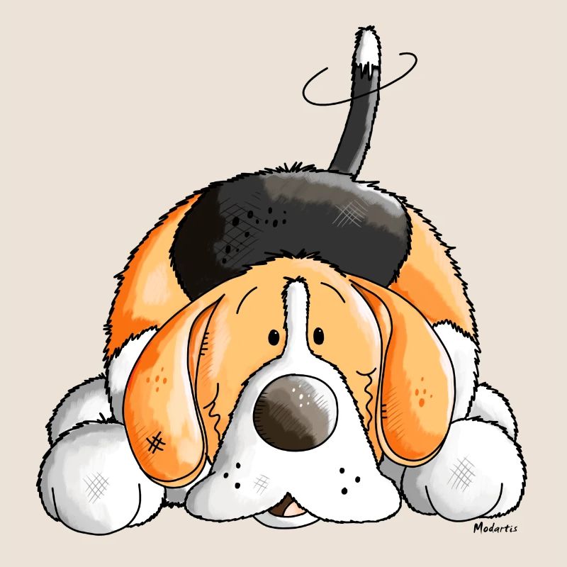 Verträumter Beagle
