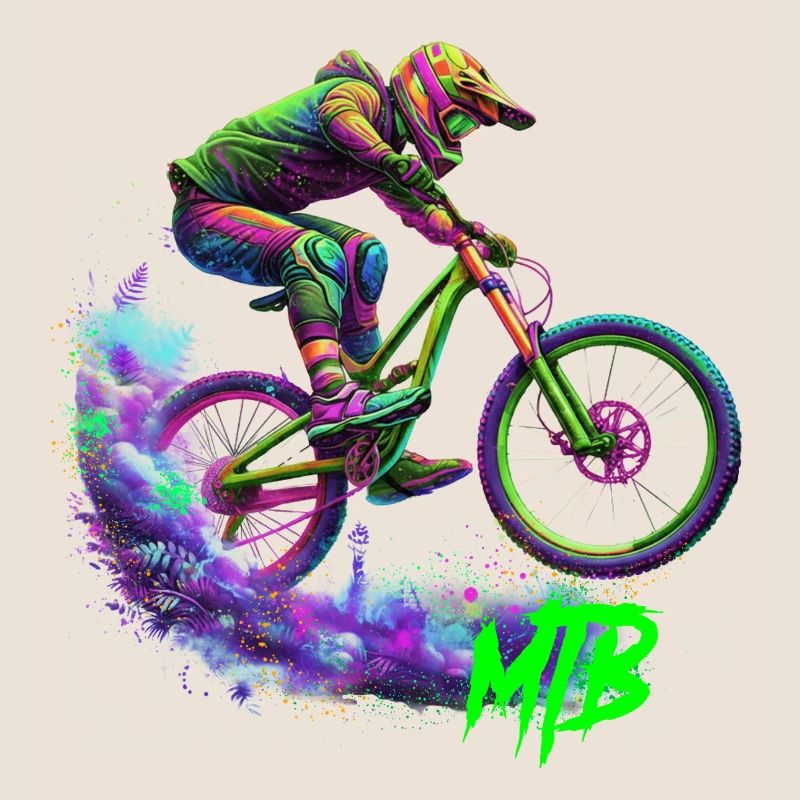 Neon-MTB-Biker