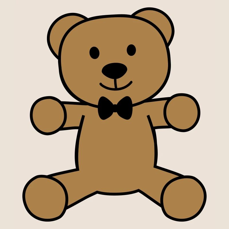 Teddybär mit Fliege