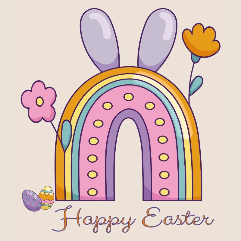 Happy Easter Regenbogen