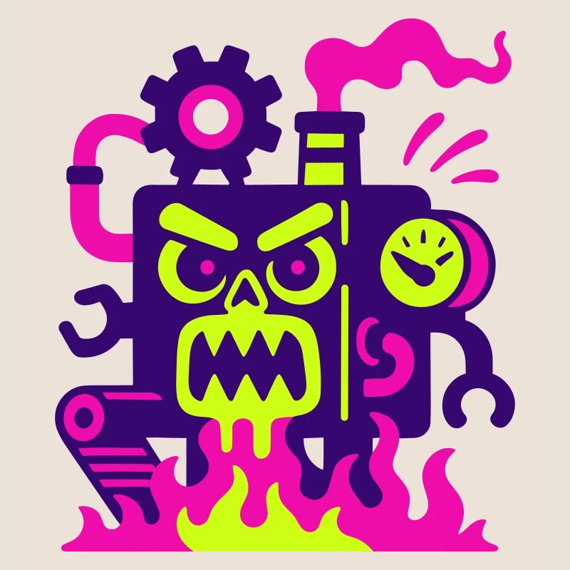Monster Machine en feu