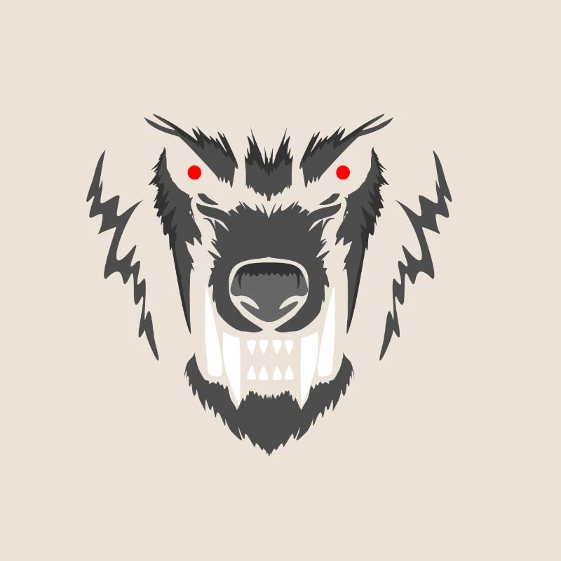 Werewolf Werwolfkopf Werwolf Wolfsmensch
