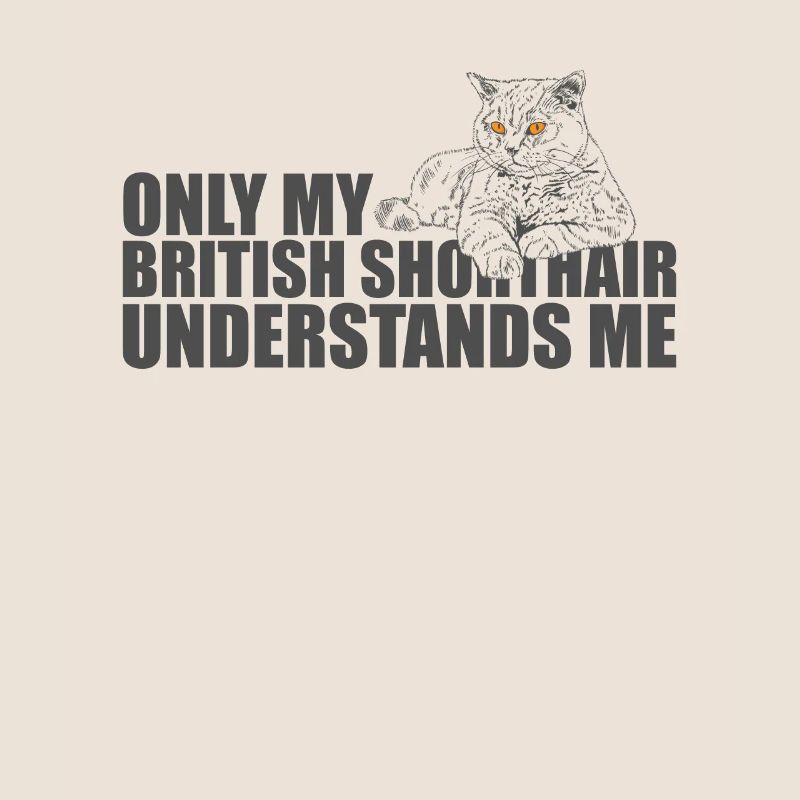 Seul mon British Shorthair me comprend