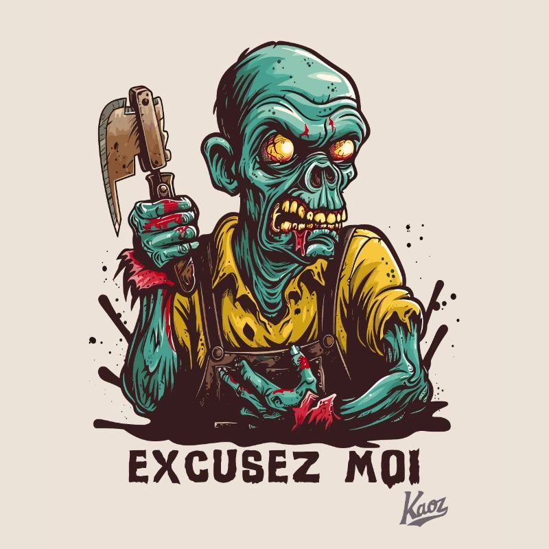 Zombie Worker : Squelette « Excusez-moi »