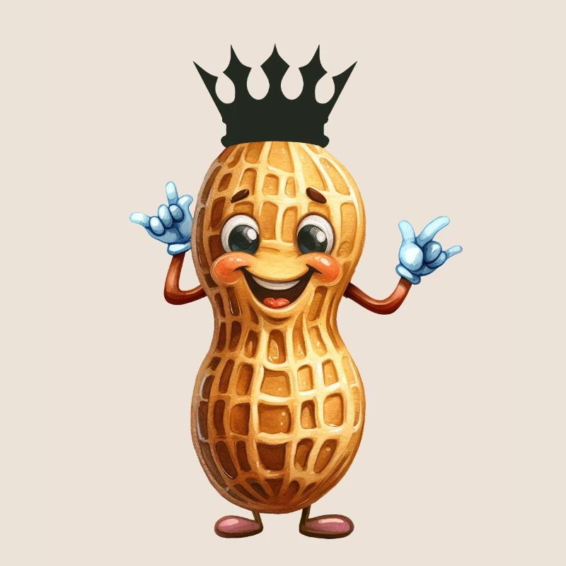 Peanut King Peanuts Nut Nuts Peanuts