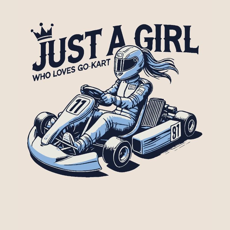 Nur Ein Mädchen Das Go-Kart Liebt