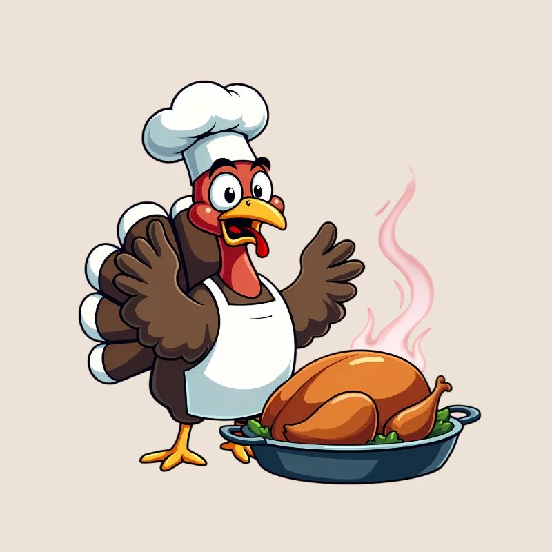 Cuisinier de dinde de Thanksgiving