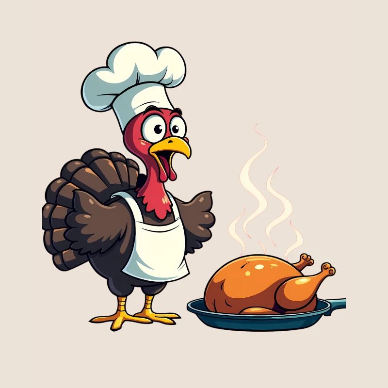 Cuisinier de dinde de Thanksgiving