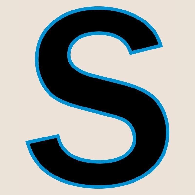Buchstaben s Vektor