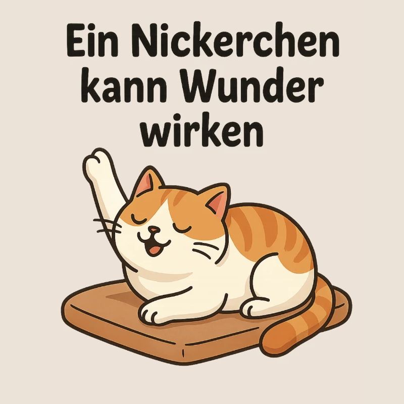 Witziges Kätzchen Nickerchen