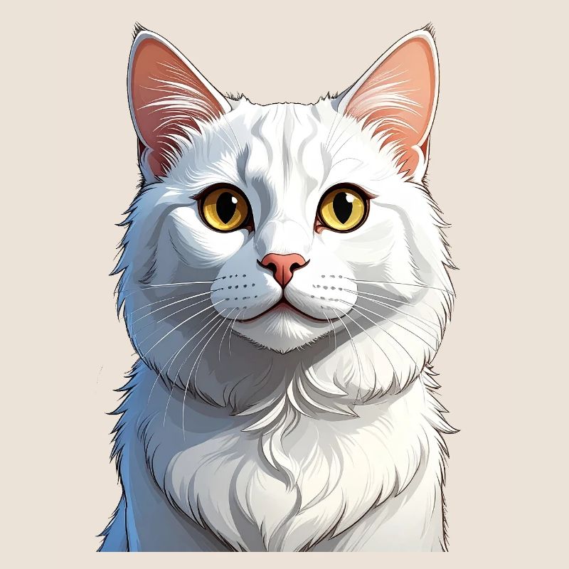 Chat blanc