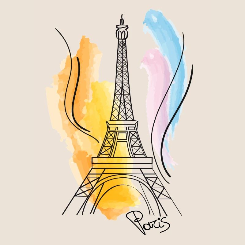 Dessin de tour Eiffel