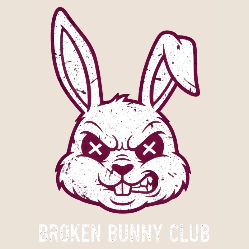 Fête de Pâques Heavy Metal Rocker Easter Egg Easter Bunny