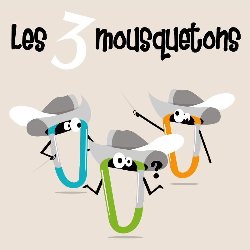 Les 3 mousquetons
