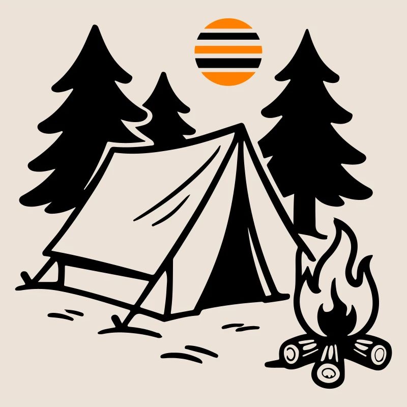 Tente Feu de camp Camping