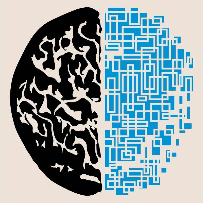 design black digital android synthetic robot