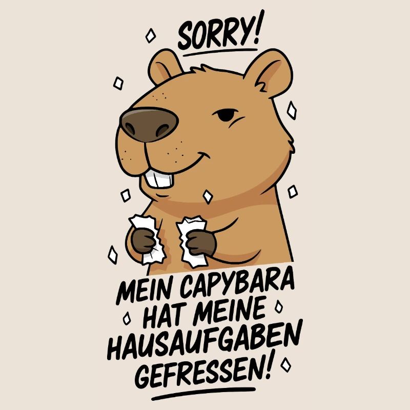 Pardon! Capybara a mangé mes devoirs