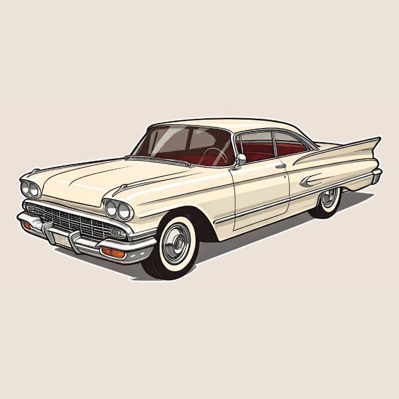 Klassischer Oldtimer - Elegantes Retro-Autodesign