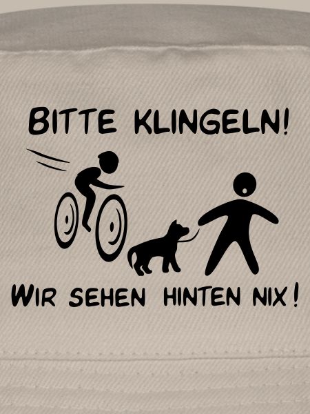 Bitte klingeln! Radfahrer-Hund