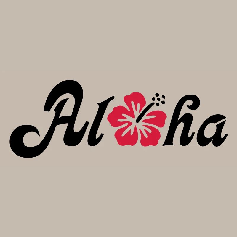 Aloha fleur d'hibiscus
