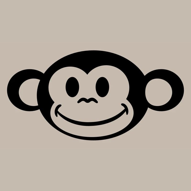 Peu drôle doux singe mignon