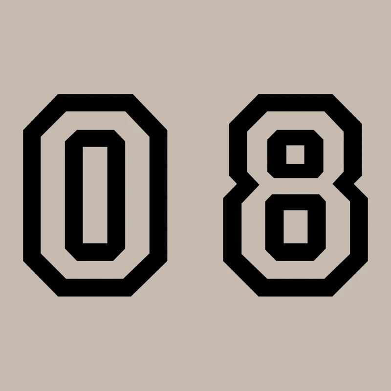 Nummer - 08 - null acht