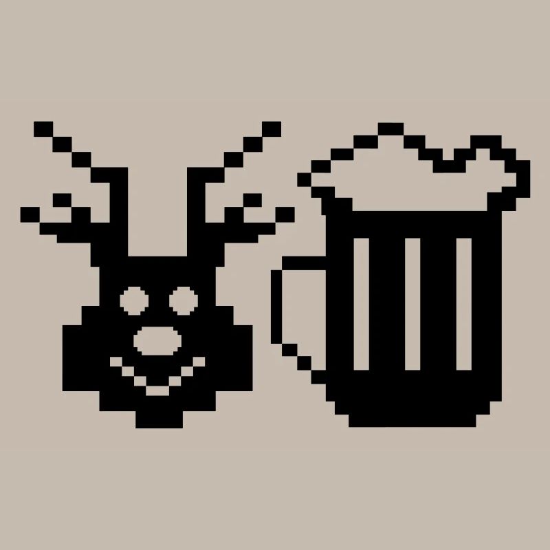 beer deer pixel