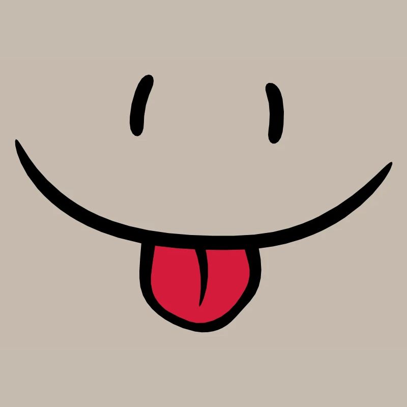Freches Comic Gesicht