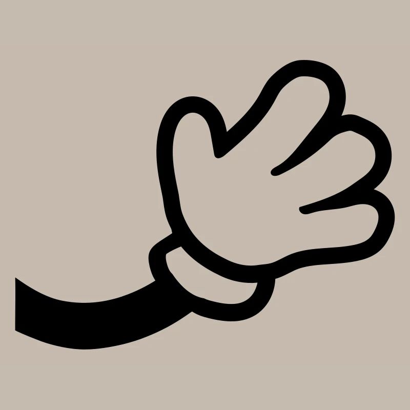 Geste de la main comique