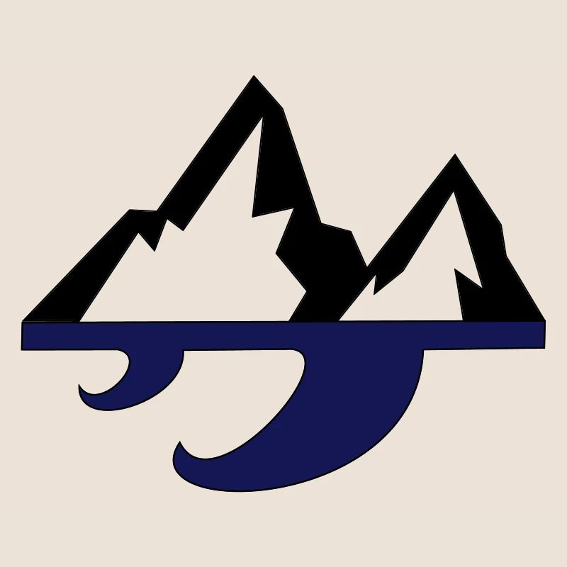 Mountain & wave