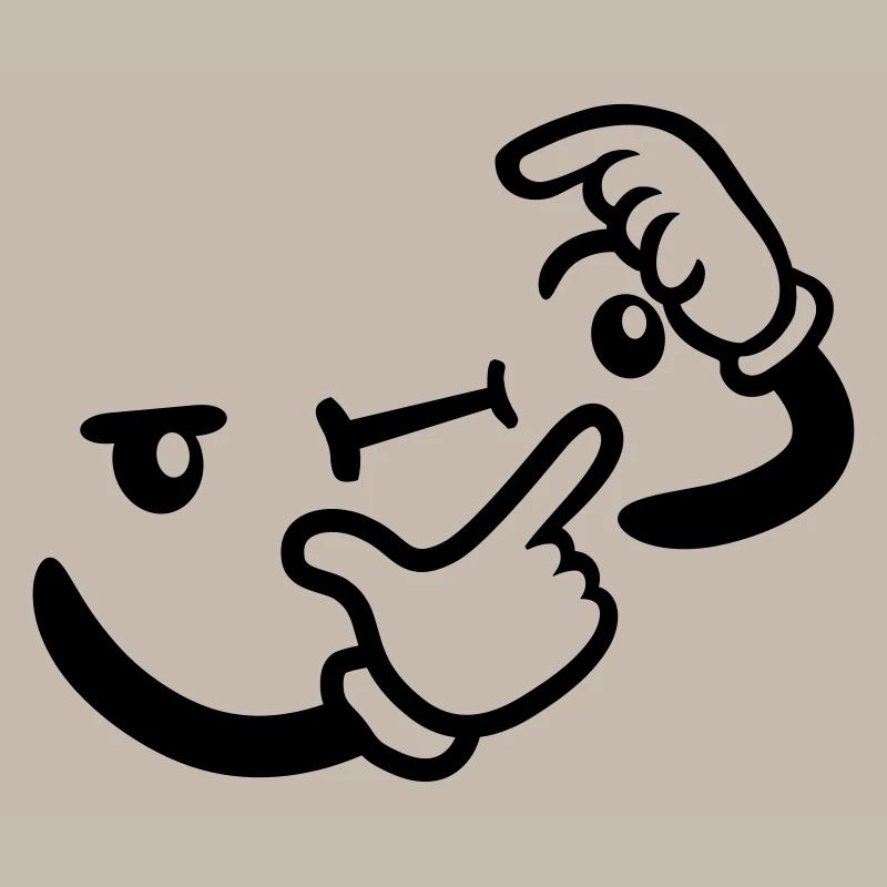 Conception de réflexion visage