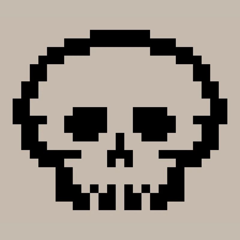 Crâne de pixel