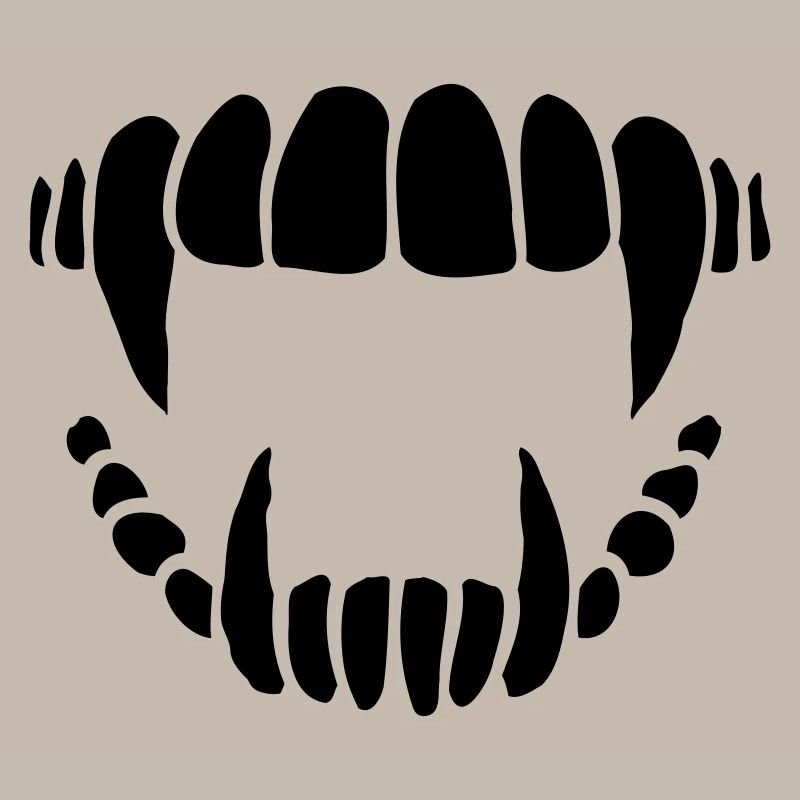 Conception de dents de vampire