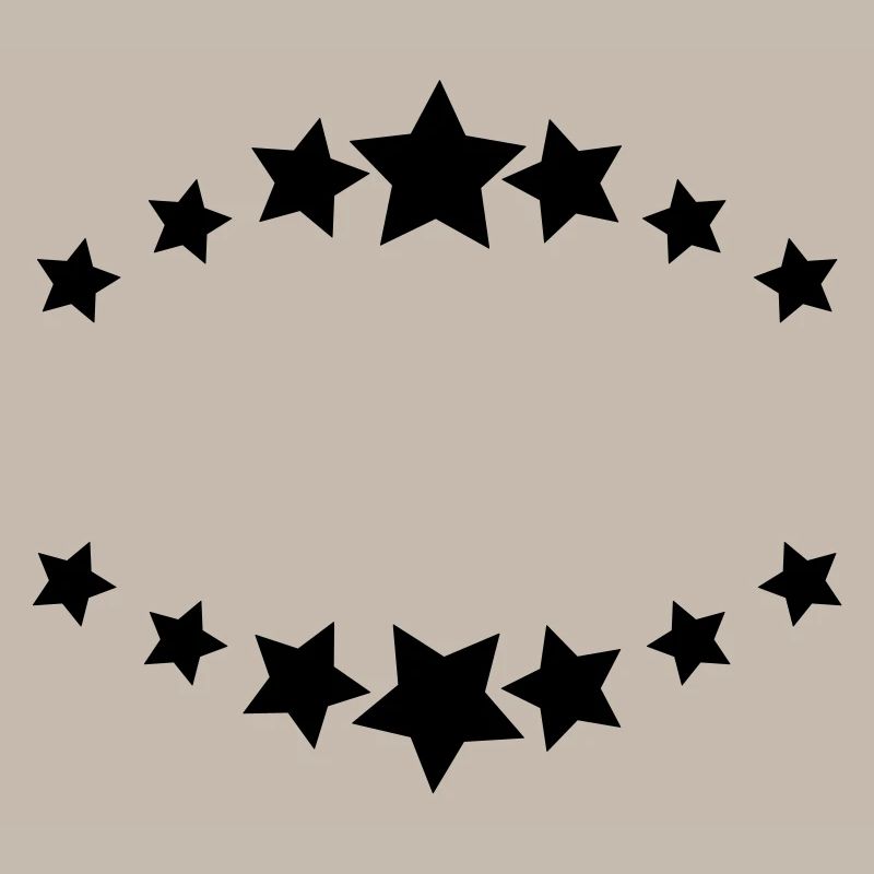 Sterne //Emblem //Textfeld //Logo //Symbol //Bogen
