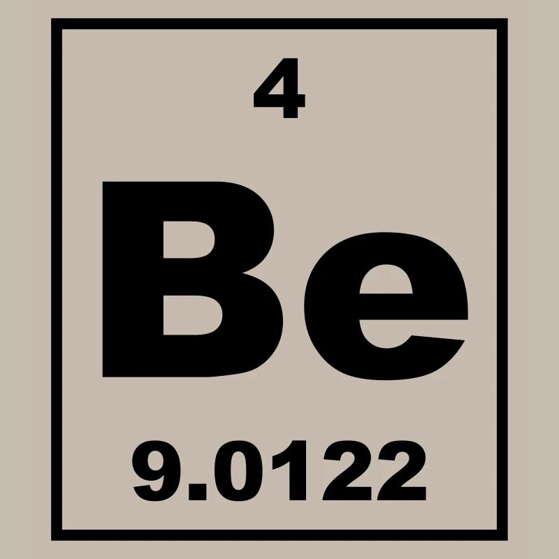 Element 004 - Be (beryllium) - Small