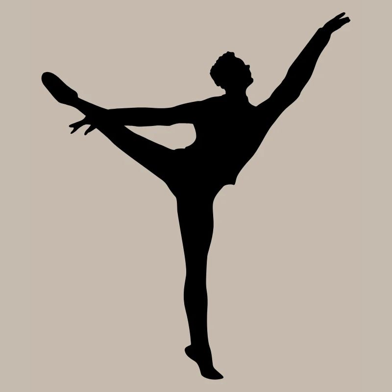 Vector Ballet dancer Silhouette
