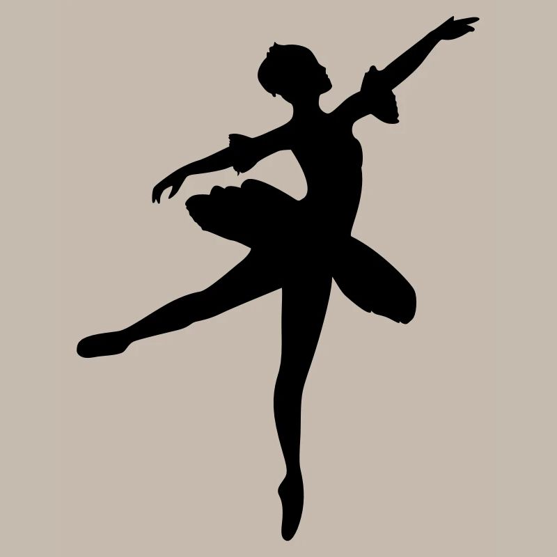 Vector Ballet dancer Silhouette