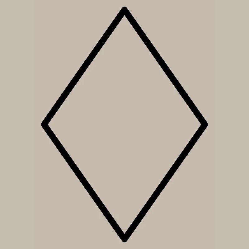 Symbole de diamant mathématiques-