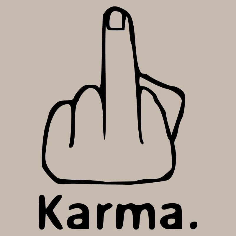 Stinkefinger , Karma