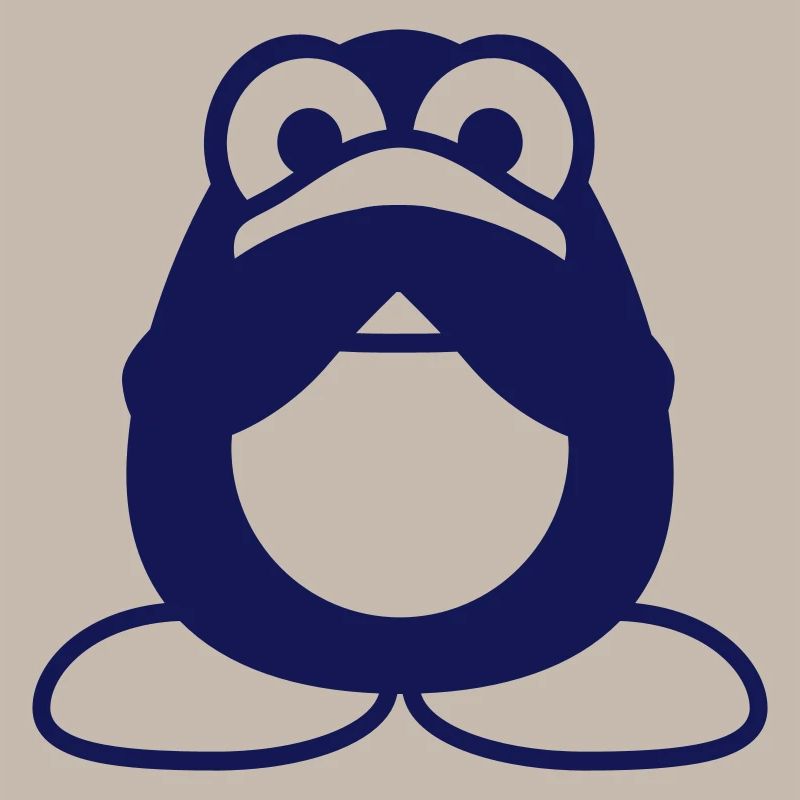 Penguin Nothing Talking Silent Hands Covering Mouth