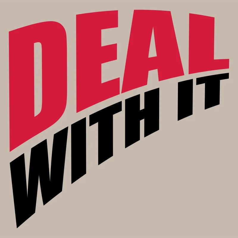 perspective spruch cool text deal with it relax